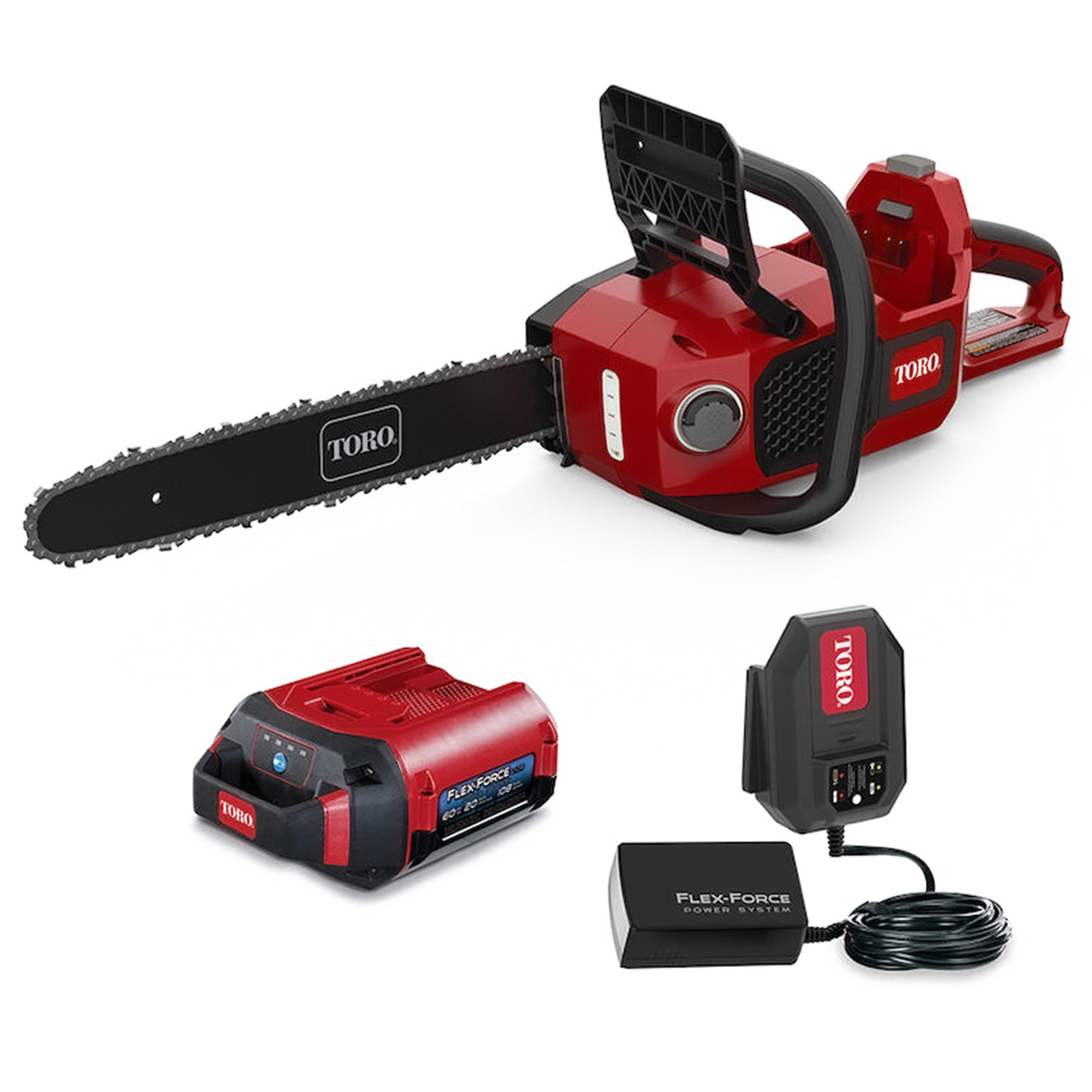 Toro Flex 60V 16" Electric Brushless Chainsaw w/2.0Ah Battery & Charger (Used) - VMInnovations