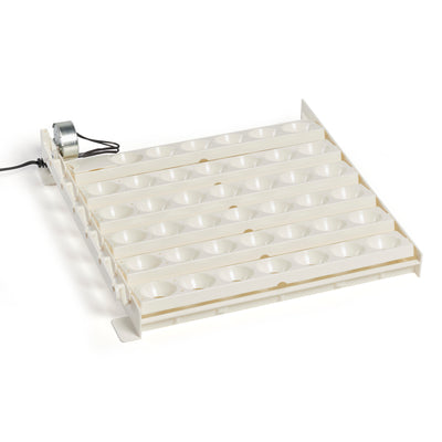 Farm Innovators 3200 Automatic 41 Spot Egg Turner for Improved Hatching, White