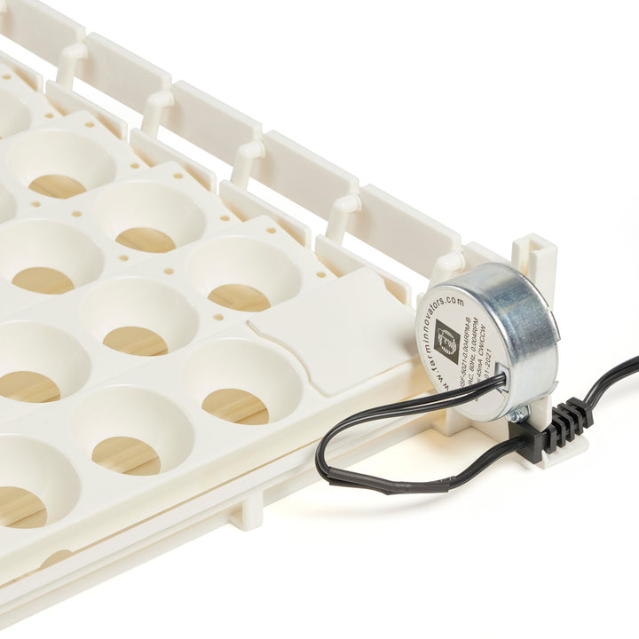 Farm Innovators 3200 Automatic 41 Spot Egg Turner for Improved Hatching, White