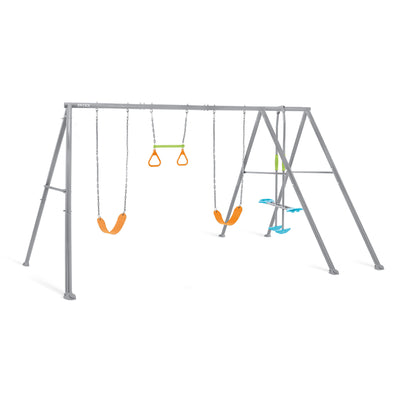 Intex 4 Activity Feature Outdoor Playground Swing Set w/Trapeze Bar(Open Box)