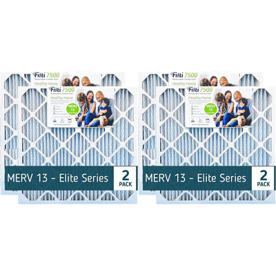Filti 7500 20x5x25 Inch Pleated Home HVAC Furnace MERV 13 Air Filter (4 Pack) - VMInnovations