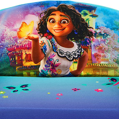 Marshmallow Furniture Kids 2-in-1 Flip Open Foam Compressed Sofa, Encanto (Used) - VMInnovations