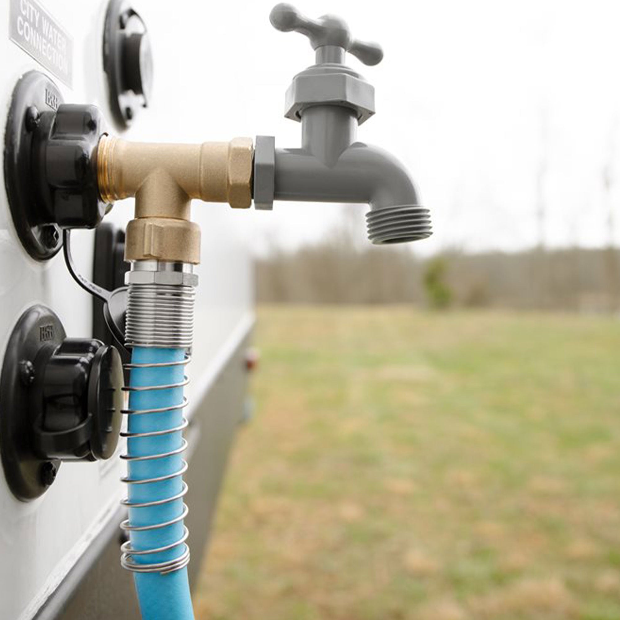 Camco EvoFlex 75 Foot RV and Marine Drinking Water Hose for Outdoor Recreation - VMInnovations