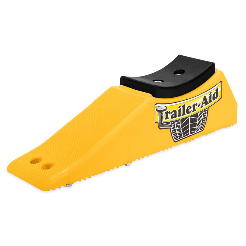 Camco Trailer Tandem Trailer Tire Changing Ramp w/5.5" Lift, Yellow (Open Box)