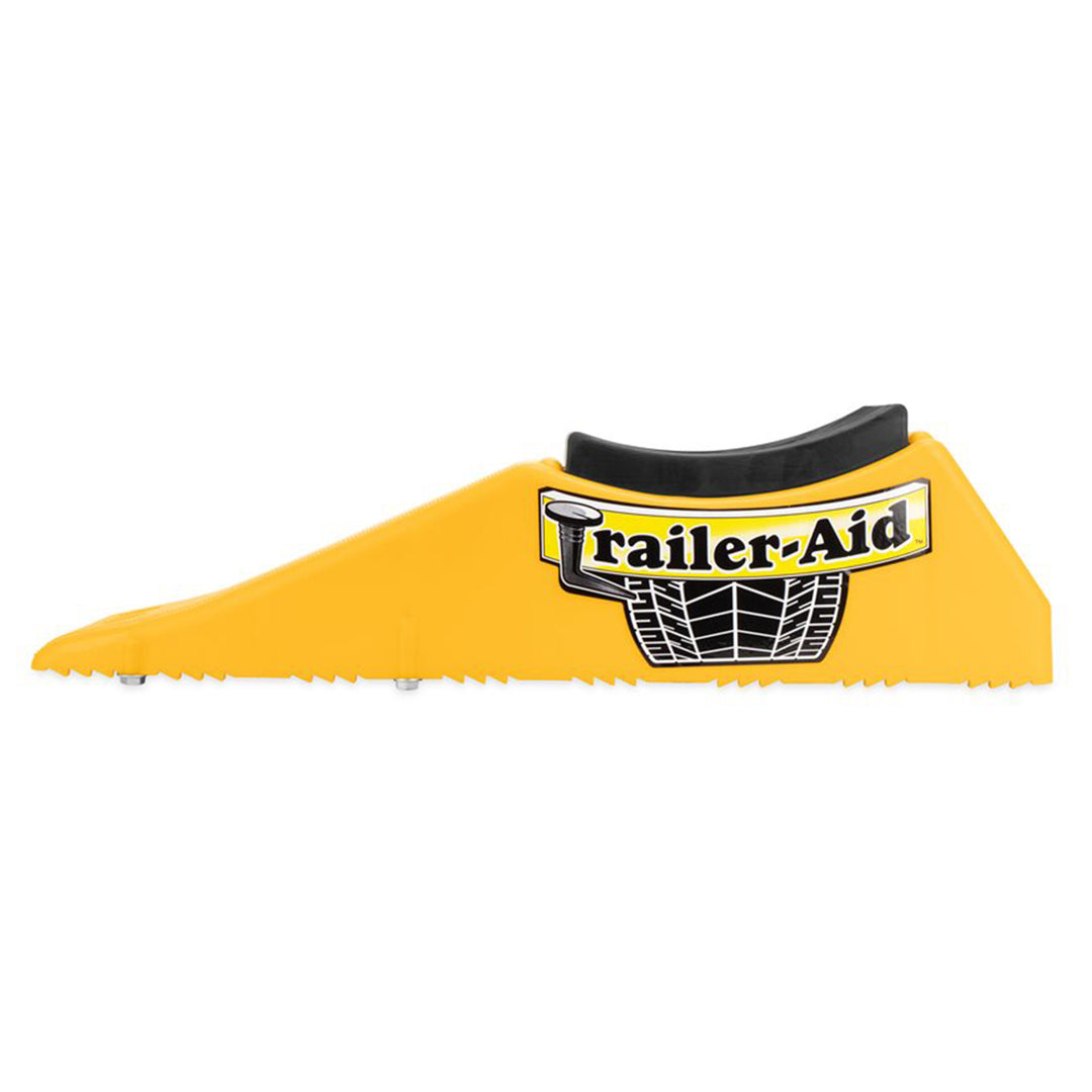 Camco Trailer Tandem Trailer Tire Changing Ramp w/5.5" Lift, Yellow (Open Box) - VMInnovations