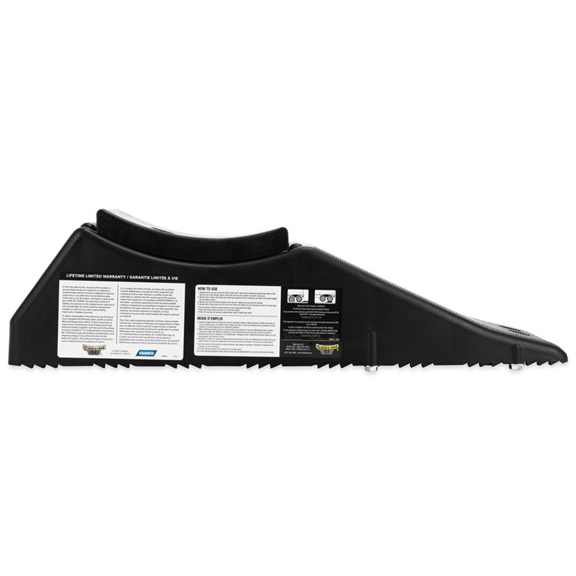 Camco Trailer Aid PLUS Tandem Trailer Tire Changing Ramp with  5.5" Lift, Black - VMInnovations