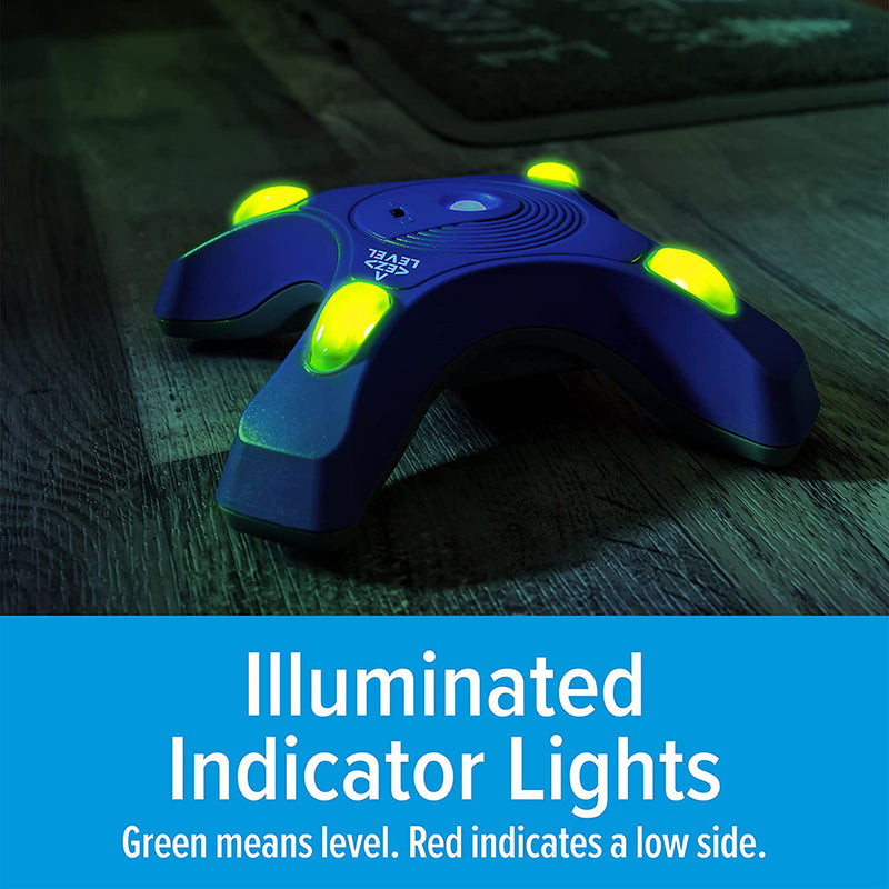 Camco Wireless Automatic EZ Level w/Illuminated Indicator Lights, Blue(Open Box)