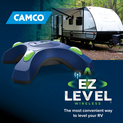 Camco Wireless Automatic EZ Level w/Illuminated Indicator Lights, Blue(Open Box) - VMInnovations