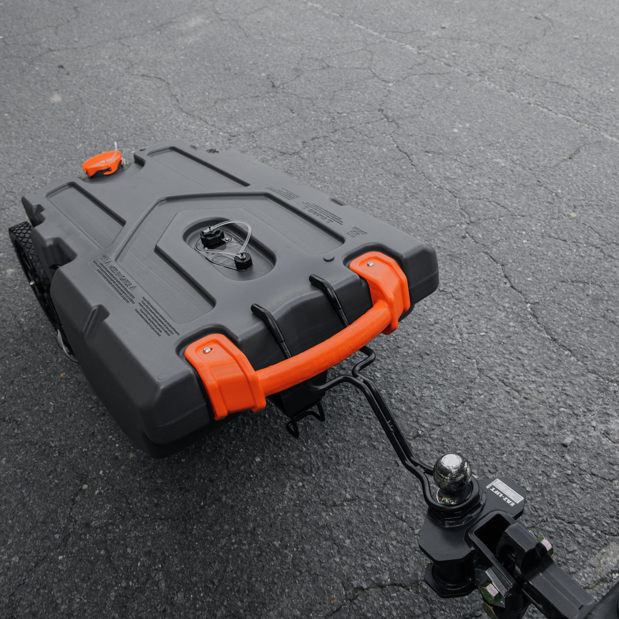 Camco Rhino Tote Tank Hitch Ball Tow Adapter with 3-Inch Loop, Accessory Only - VMInnovations