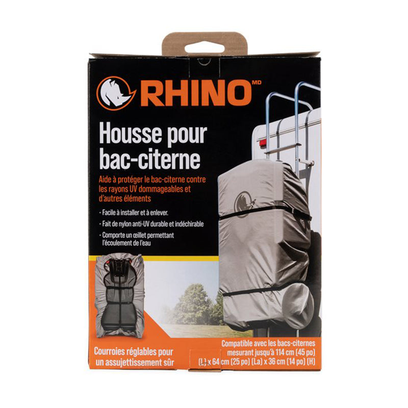 Camco Rhino RV Tote Tank Cover for 28 & 36 Gallon Tanks, Large, Gray (Open Box)