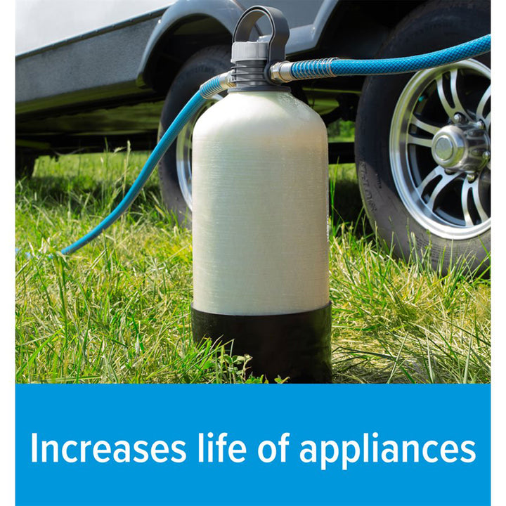 Camco TastePURE Portable 4 GPM Hard Water Softener Kit for RV & Boat (Open Box) - VMInnovations