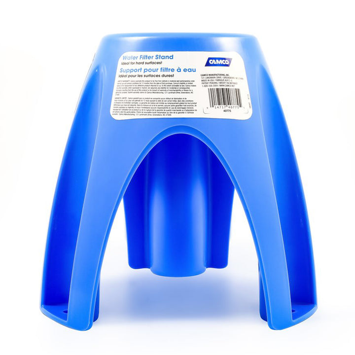 Camco Universal Fit Weatherproof Water Filter Stand with Stake Holes (Open Box)