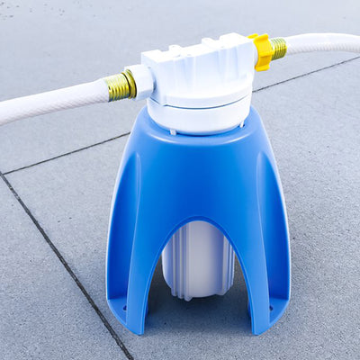 Camco Fit Weatherproof Plastic Water Filter Stand with Stake Holes (Used) - VMInnovations