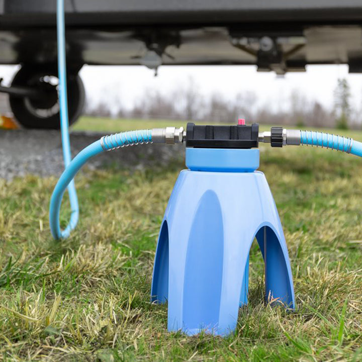 Camco Universal Fit Weatherproof Water Filter Stand with Stake Holes (Open Box) - VMInnovations