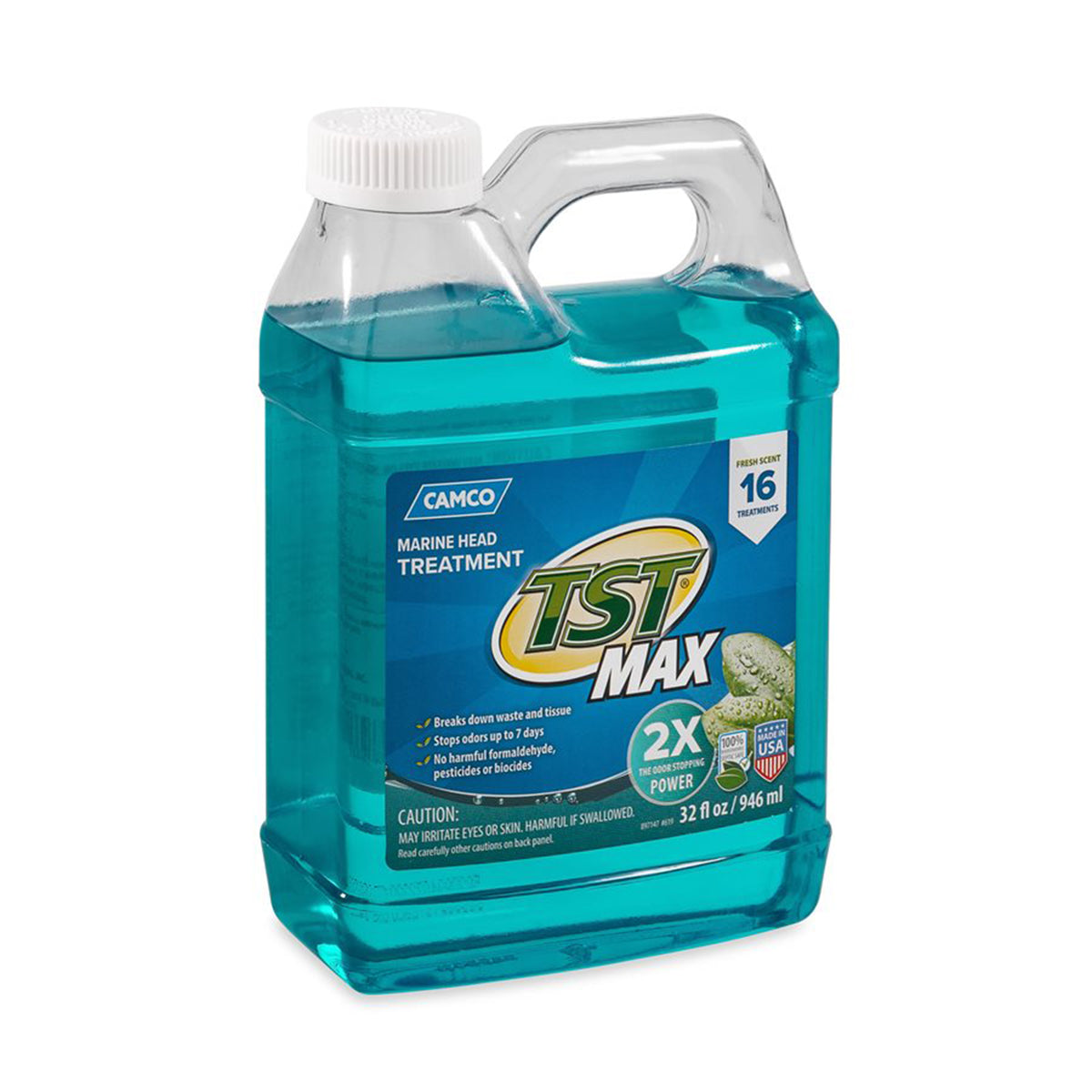 Camco TST Marine 32 fl oz Concentrated Toilet Waste Odor Treatment, Clean Scent
