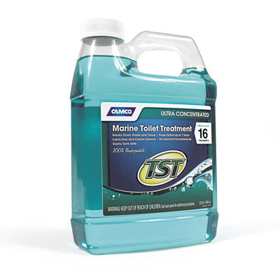 Camco TST Marine 32 fl oz Concentrated Toilet Waste Odor Treatment, Clean Scent