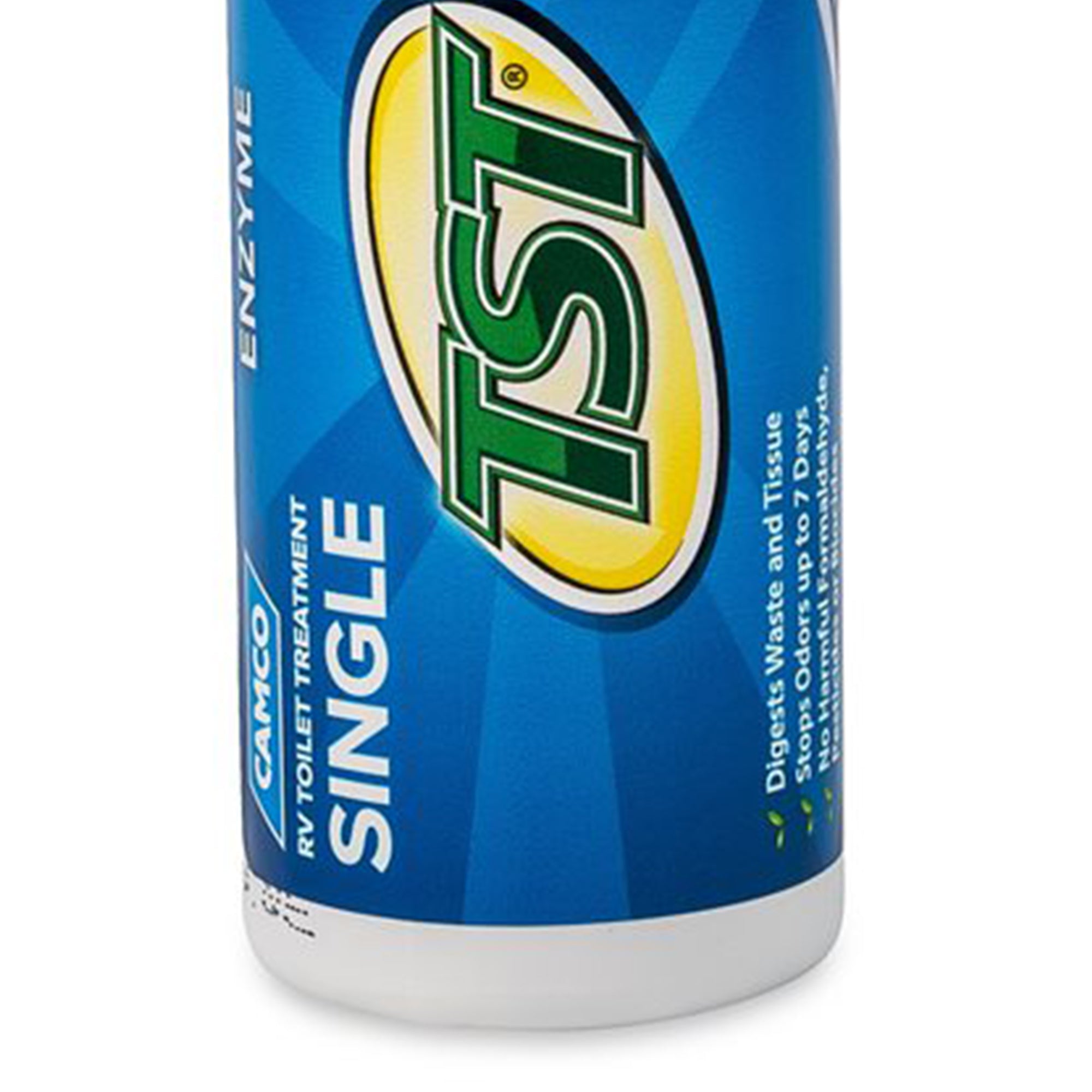 Camco TST Blue Enzyme 4 oz RV Toilet Waste Odor Treatment, Clean Scent (8 Pack) - VMInnovations