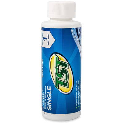 Camco TST Blue Enzyme 4 oz RV Toilet Waste Odor Treatment, Clean Scent (8 Pack) - VMInnovations