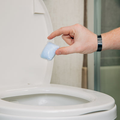 Camco 30 Drop-Ins RV Toilet Waste Odor Treatment, Ocean Breeze Scent (Open Box) - VMInnovations