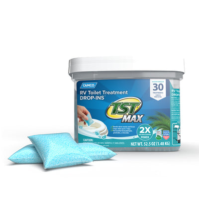 Camco 30 Drop-Ins RV Toilet Waste Odor Treatment, Ocean Breeze Scent (Open Box) - VMInnovations