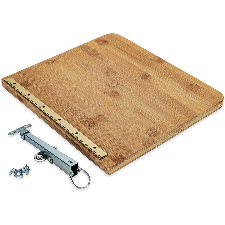 Camco 12''x13.5''x0.75'' Bamboo Accents RV Countertop Extension, Brown(Open Box) - VMInnovations