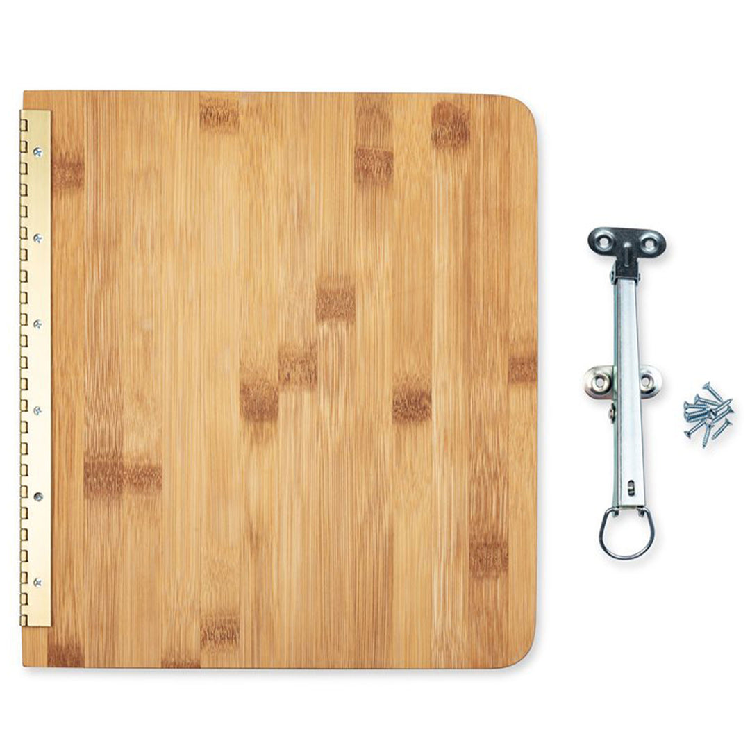 Camco 12''x13.5''x0.75'' Bamboo Accents RV Countertop Extension, Brown(Open Box) - VMInnovations