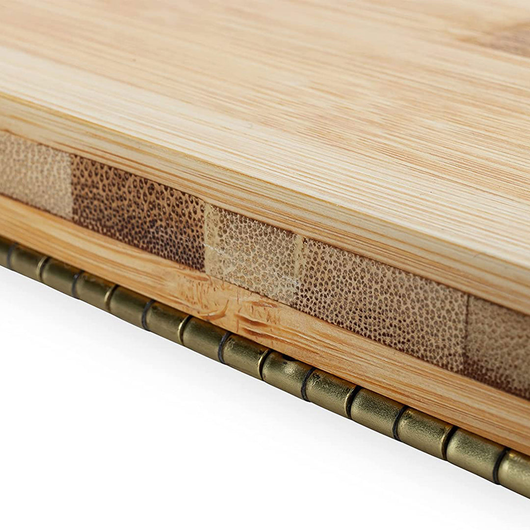 Camco 12''x13.5''x0.75'' Bamboo Accents RV Countertop Extension, Brown(Open Box) - VMInnovations
