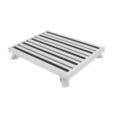 Camco 43677 Fixed Height Aluminum Platform Step Stool with Rubber Feet(Open Box) - VMInnovations