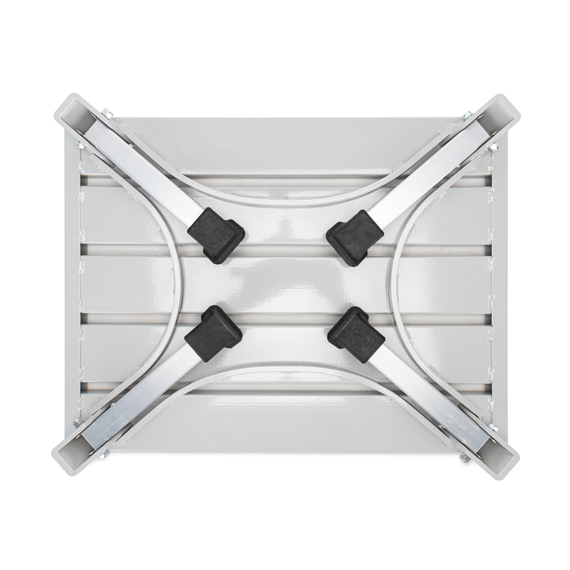Camco 43677 Fixed Height Aluminum Platform Step Stool with Rubber Feet(Open Box) - VMInnovations