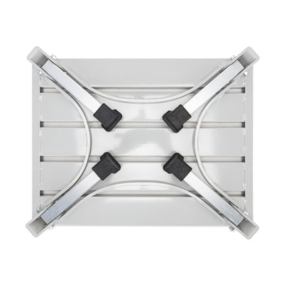 Camco 43677 Fixed Height Aluminum Platform Step Stool with Rubber Feet(Open Box) - VMInnovations