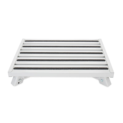 Camco 43677 Fixed Height Aluminum Platform Step Stool with Rubber Feet(Open Box) - VMInnovations