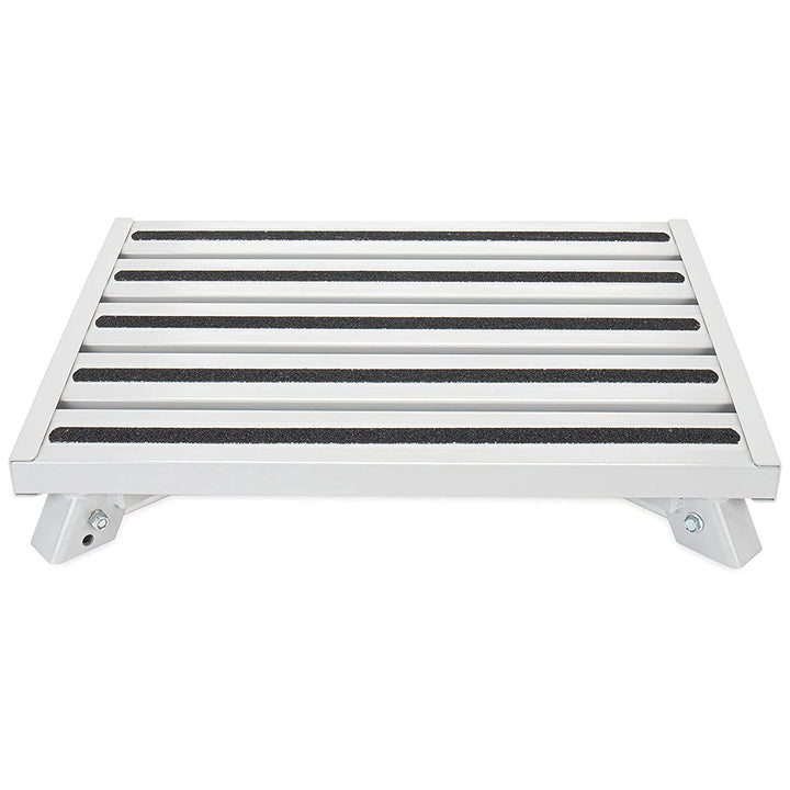 Camco 43677 Fixed Height Aluminum Platform Step Stool with Rubber Feet(Open Box)