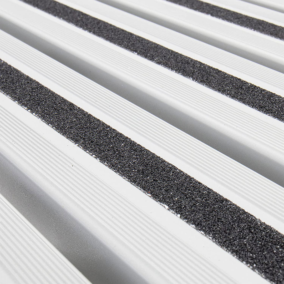 Camco 43677 Fixed Height Aluminum Platform Step Stool with Rubber Feet(Open Box)