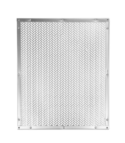 Camco Premium Lower RV Adjustable Protective Metal Screen Door Grille, Silver - VMInnovations