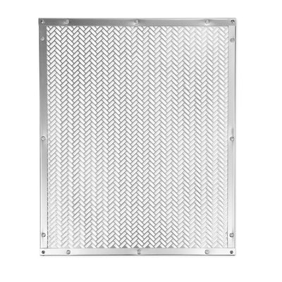 Camco Premium Lower RV Adjustable Protective Metal Screen Door Grille, Silver