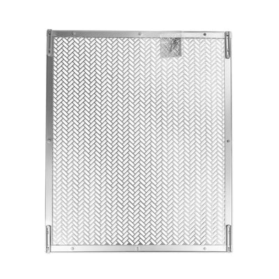 Camco Premium Lower RV Adjustable Protective Metal Screen Door Grille, Silver