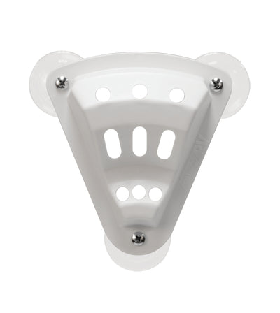 Camco 3 x 5 Inch Durable Plastic Construction Suction Cup Flag Holder, White - VMInnovations