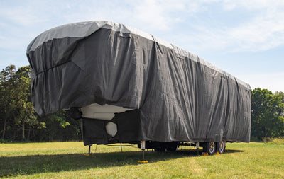 Camco ULTRAGuard 34-36' 5th Wheel RV Cover with Zipper Doors & Covered Air Vents - VMInnovations