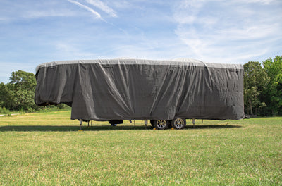 Camco ULTRAGuard 34-36' 5th Wheel RV Cover with Zipper Doors & Covered Air Vents - VMInnovations