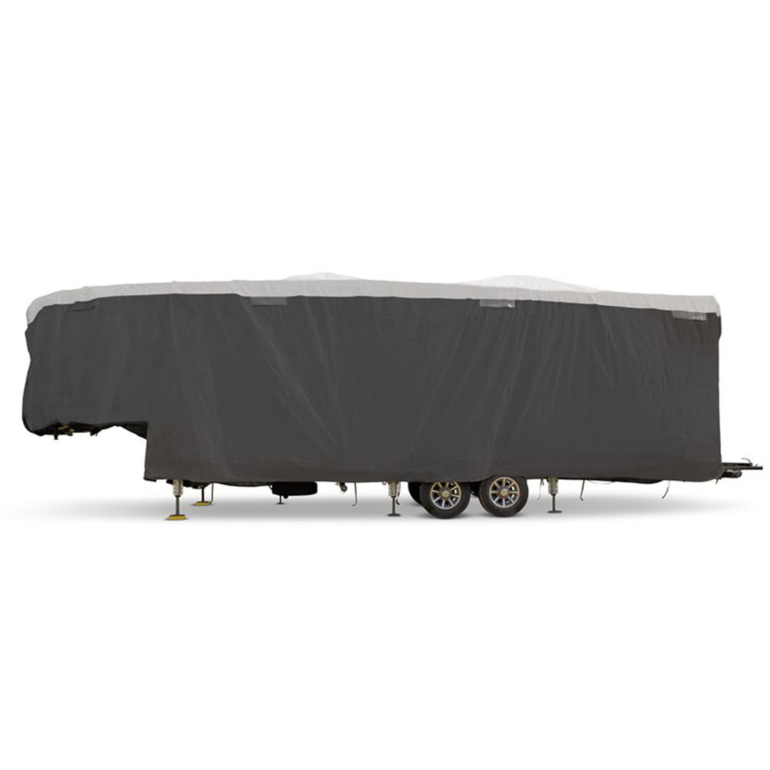 Camco 34-36' 5th Wheel RV Cover w/Zipper Doors & Covered Air Vents (Open Box)