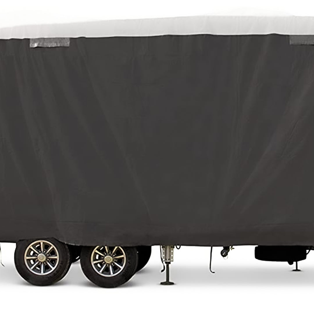 Camco 34-36' 5th Wheel RV Cover w/Zipper Doors & Covered Air Vents (Open Box)