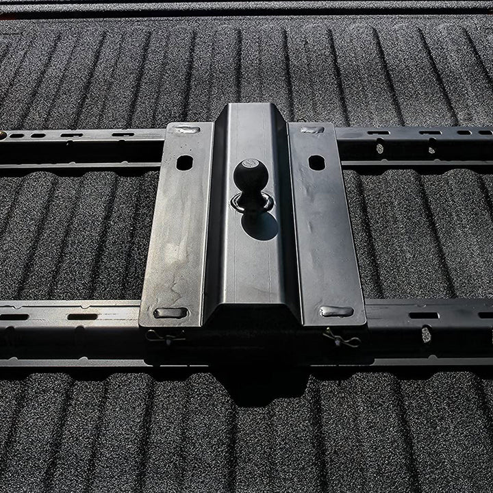 EazLift Universal Fit Gooseneck Ball Plate for In-Bed 5th Wheel Rails (Open Box) - VMInnovations