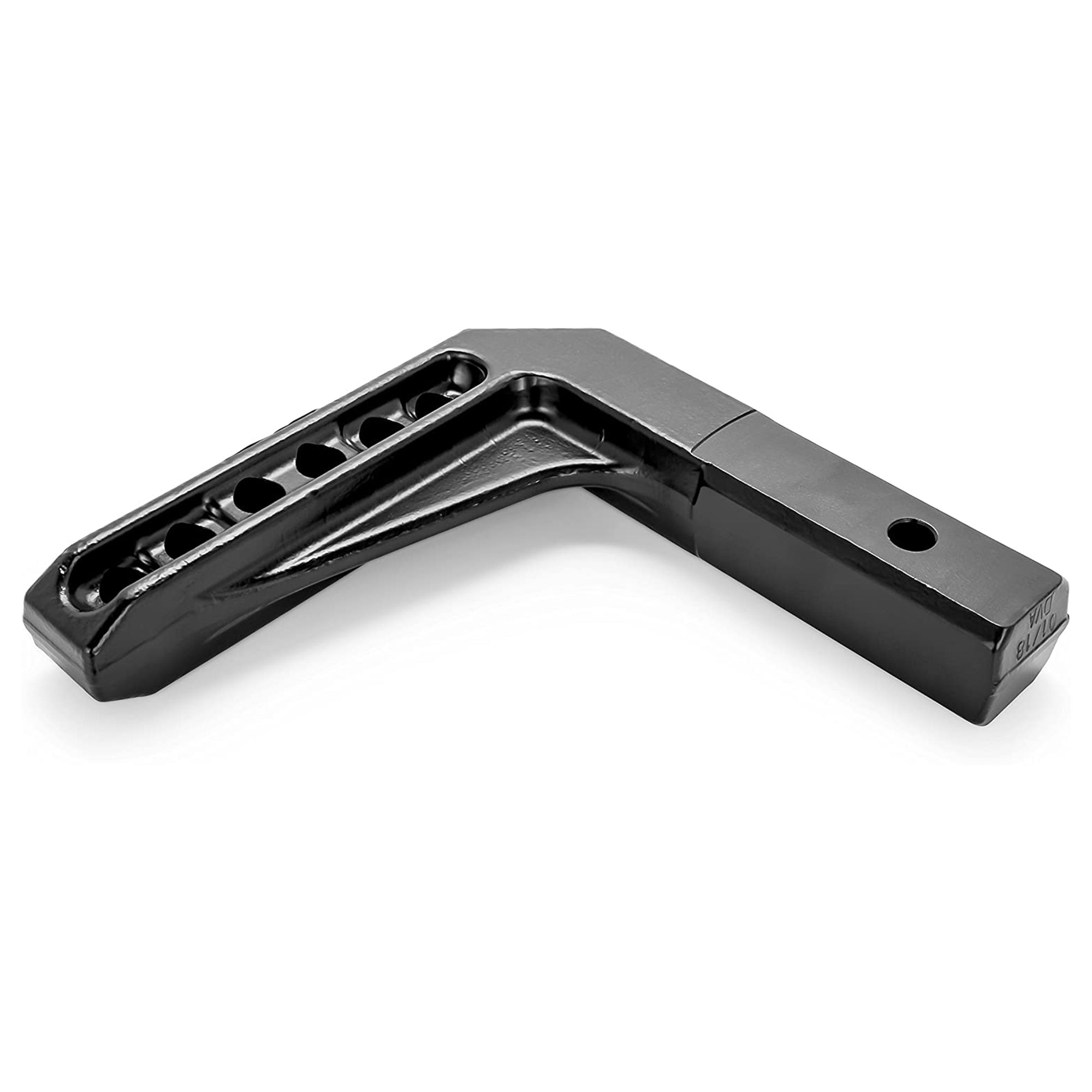 Camco Eaz-Lift Durable 2" Powder Coated Alloy Steel Forged High-Low Shank, Black - VMInnovations