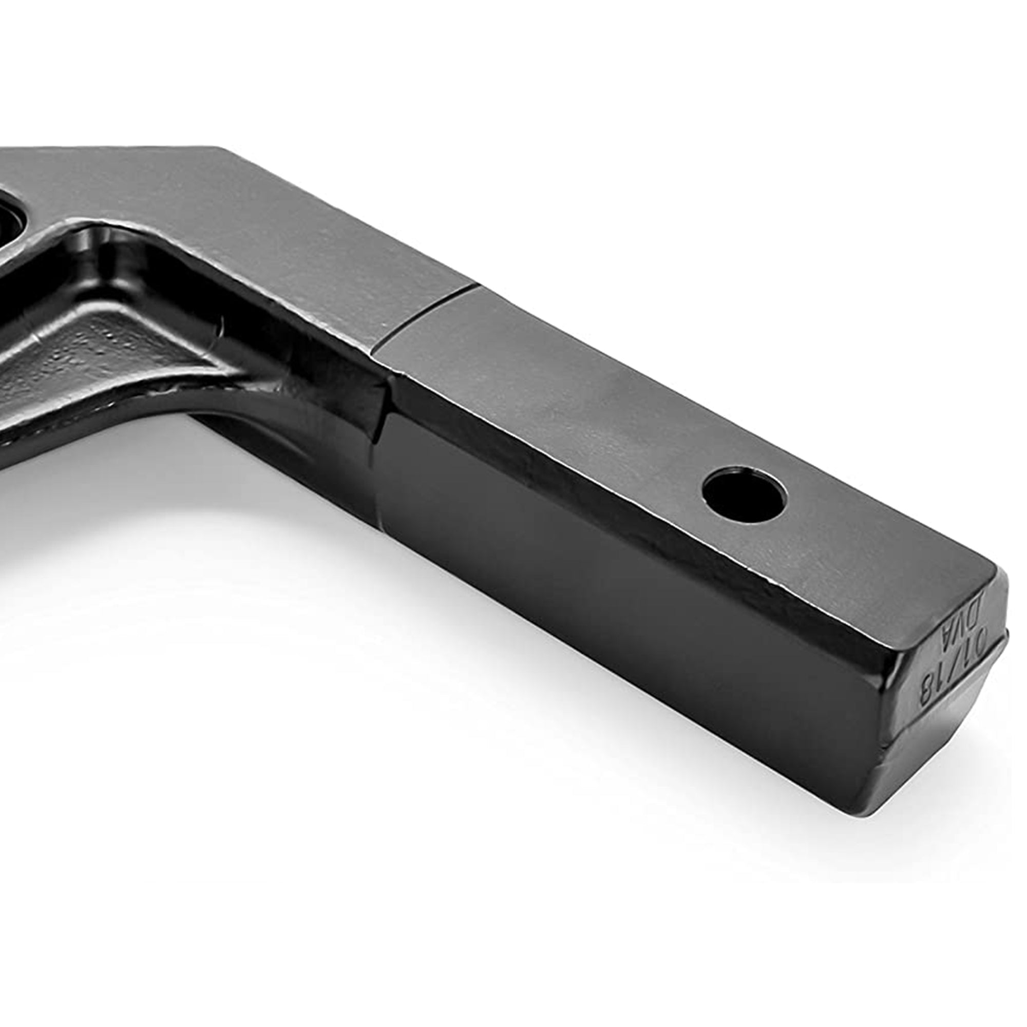 Camco Eaz-Lift Durable 2" Powder Coated Alloy Steel Forged High-Low Shank, Black - VMInnovations