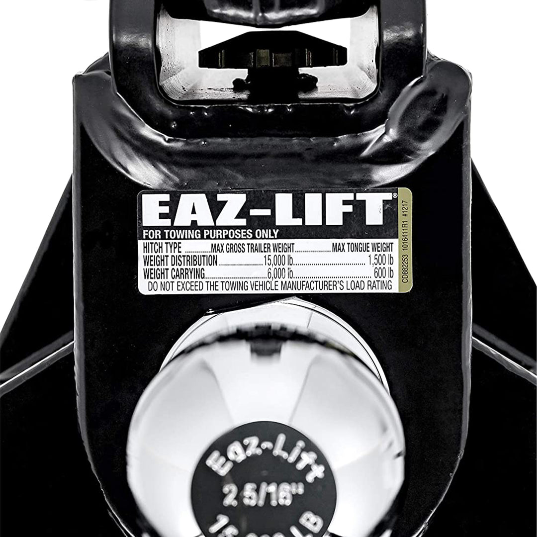 Camco Eaz Lift Weight Distribution Hitch w/15,000 lbs Capacity, Black (Open Box)