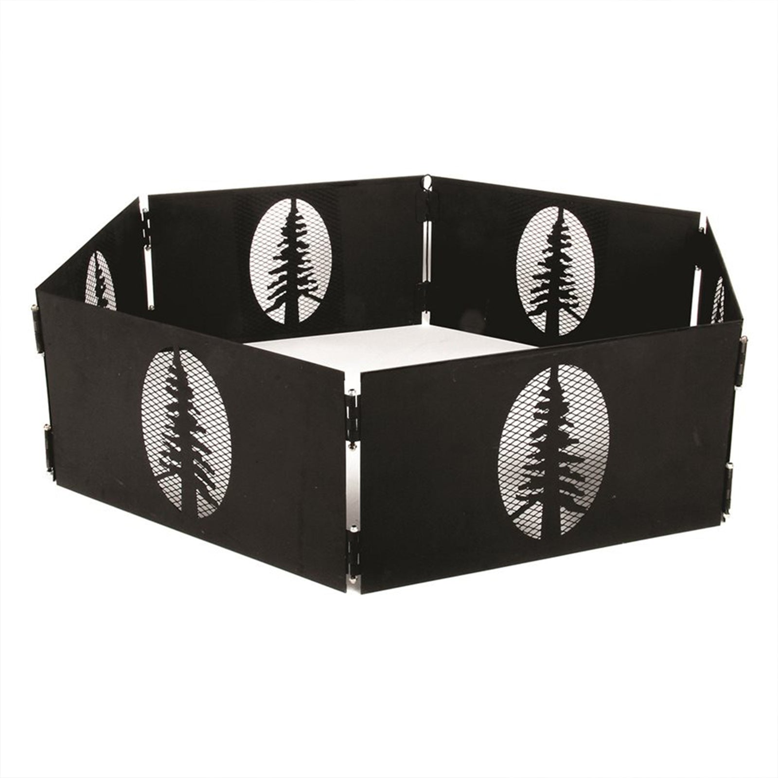 Camco Portable 27 x 8.5" Outdoor Campfire Ring with Bag for Wood Burning Fires - VMInnovations