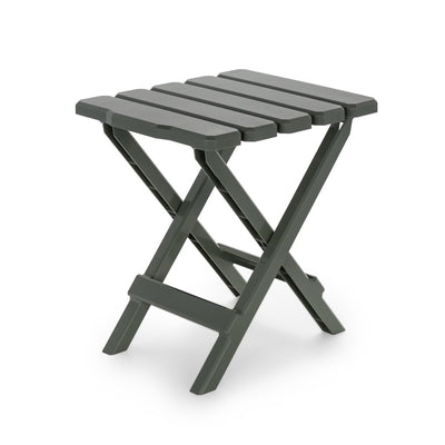 Camco Adirondack Portable Camping Small Plastic Folding Side Table (Open Box) - VMInnovations