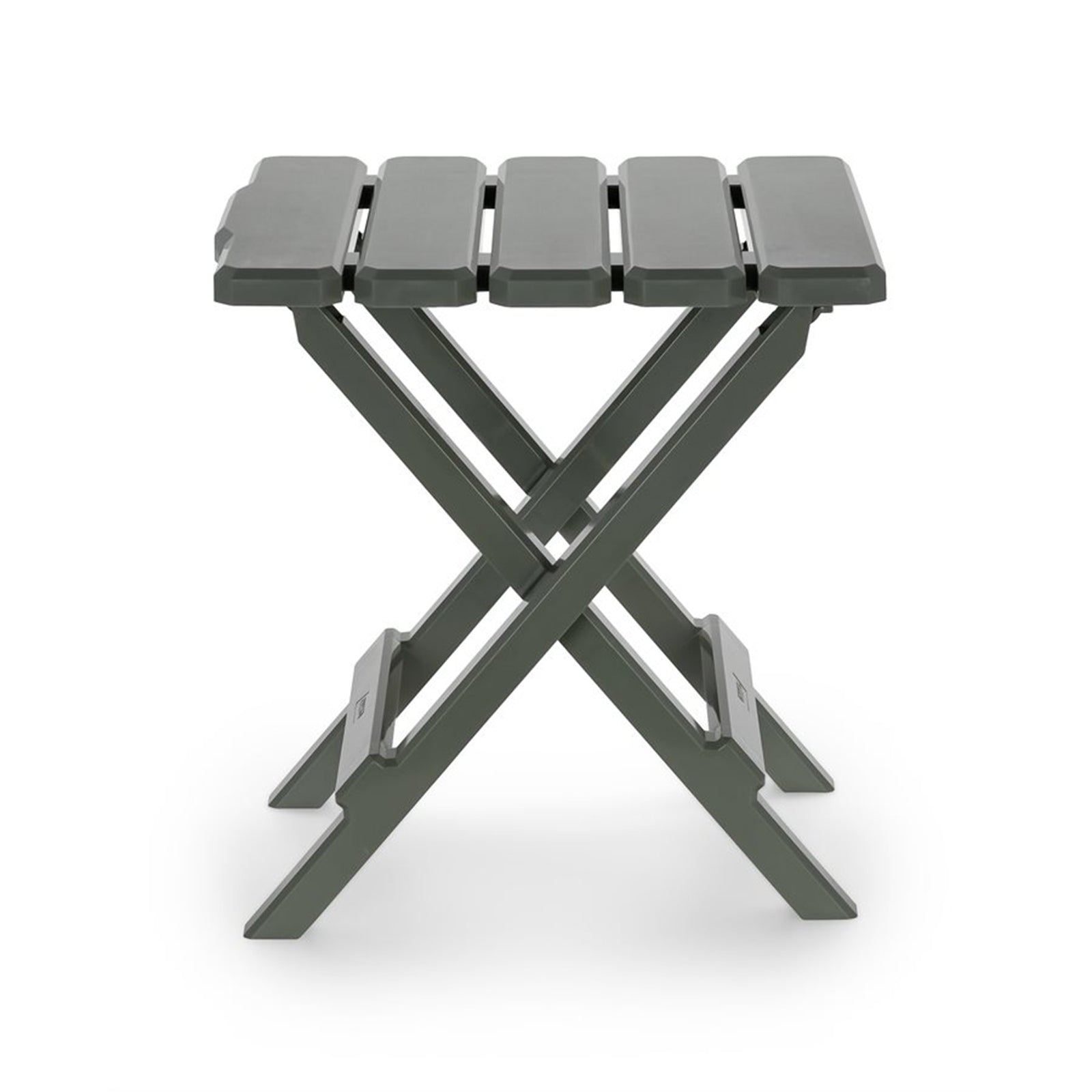 Camco Portable Outdoor Camping Small Plastic Folding Side Table, Sage (Used) - VMInnovations