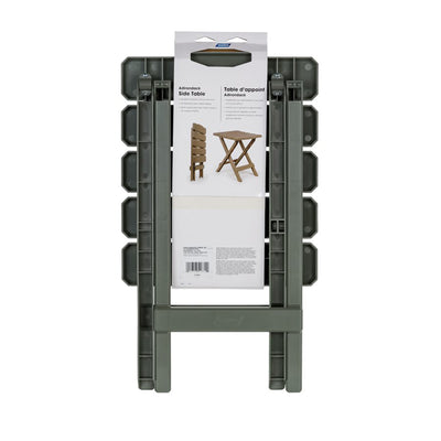 Camco Portable Outdoor Camping Small Plastic Folding Side Table, Sage (Used) - VMInnovations