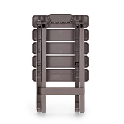 Camco Adirondack Portable Outdoor Camping Plastic Folding Side Table,Taupe(Used)